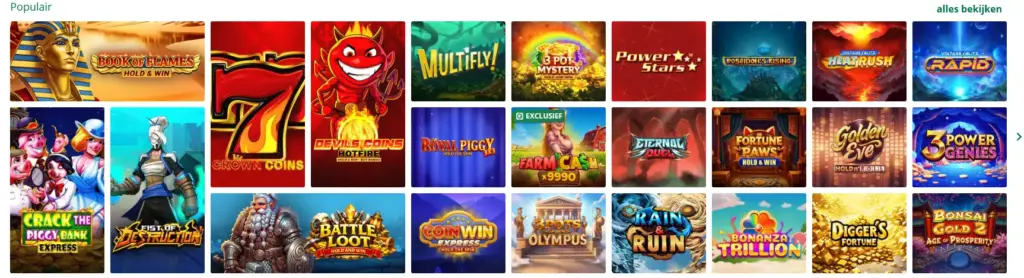 Overzicht van online slots met diverse thema’s