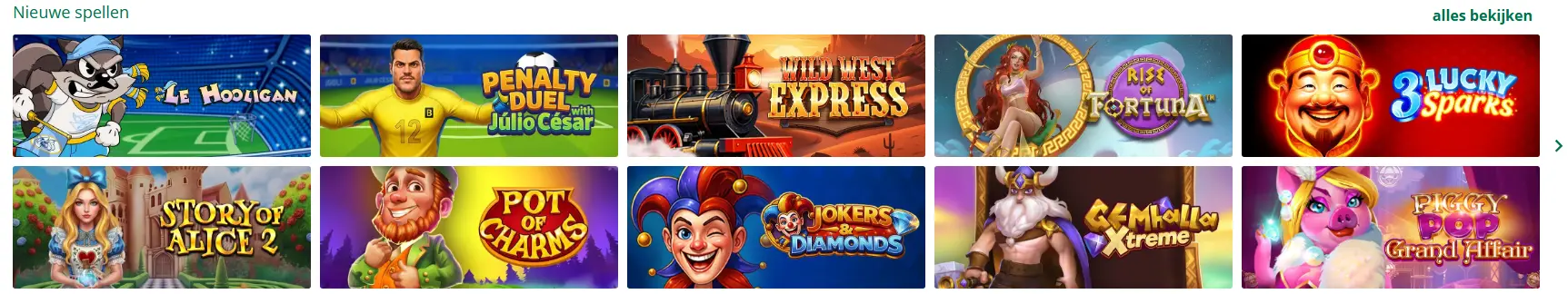 Digitale rollenmachines met jackpots
