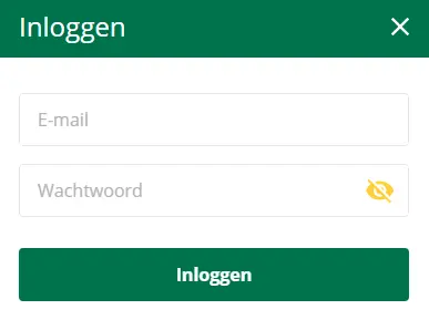 Inloggedeelte – toegang tot spelersaccount